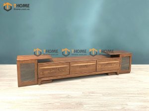 Tủ tivi gỗ sồi tự nhiên DG 2 cánh gương TTV-15SN