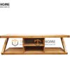 Tủ tivi gỗ sồi tự nhiên chữ Z 2 tầng TTV-14SM