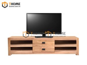 Tủ tivi gỗ sồi tự nhiên Chunky 2 hộc kéo TTV-27SM