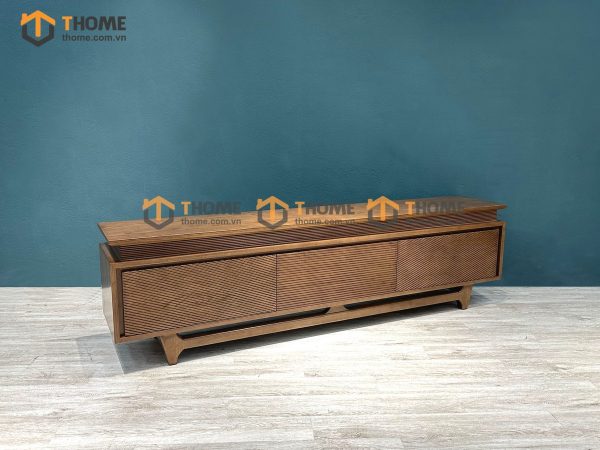 Tủ tivi gỗ sồi tự nhiên Cleo 3 hộc kéo TTV-25SN