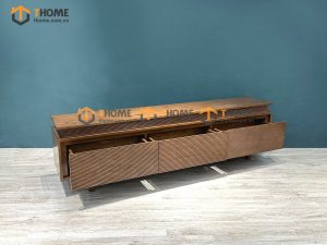 Tủ tivi gỗ sồi tự nhiên Cleo 3 hộc kéo TTV-25SN