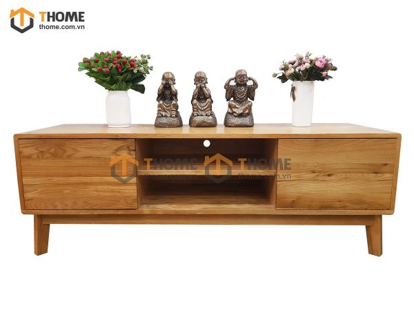Tủ tivi gỗ sồi tự nhiên Como 2 cánh TTV-06SM