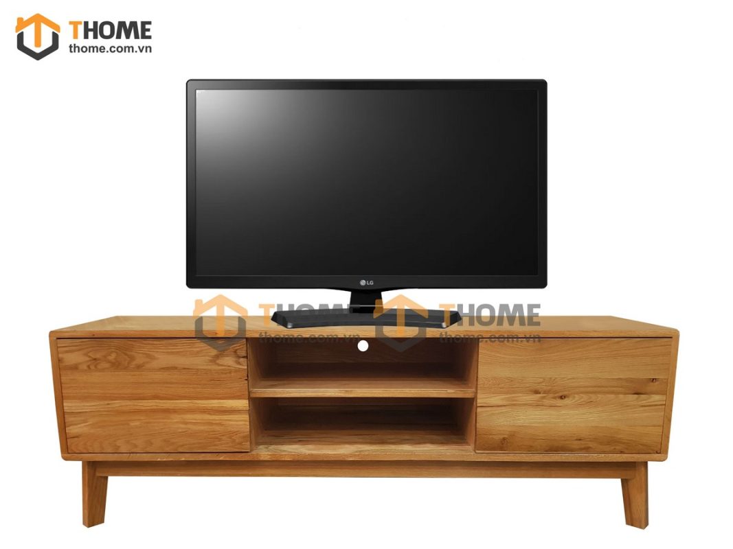 Tủ tivi gỗ sồi tự nhiên Como 2 cánh TTV-06SM