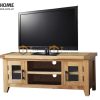Tủ tivi gỗ sồi tự nhiên Harris 2 cánh kính TTV-04SM