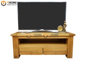 21-Tủ tivi gỗ sồi tự nhiên Harris 2 hộc kéo TTV-21SM
