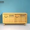 Tủ tivi gỗ sồi tự nhiên Momo 2 cánh trượt TTV-07SN