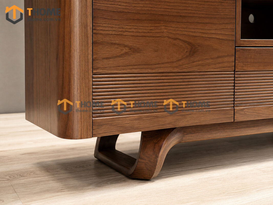 Tủ Tivi Gỗ Sồi Tự Nhiên Rain 2 Cánh 1 Hộc Kéo TTV-26SN