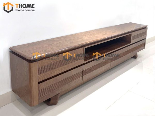 Tủ tivi gỗ sồi tự nhiên Rain 2 cánh 1 hộc kéo TTV-27SN