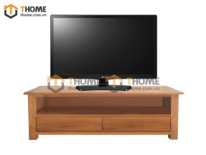 Tủ tivi gỗ sồi tự nhiên Harris thấp 2 hộc kéo TTV-22SM