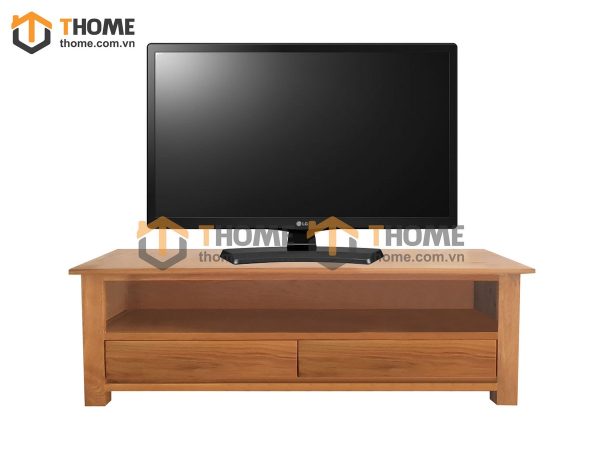 Tủ tivi gỗ sồi tự nhiên Harris thấp 2 hộc kéo TTV-22SM