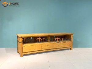Tủ tivi gỗ sồi tự nhiên Harris thấp 3 hộc kéo TTV-23SM