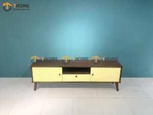 Tủ tivi gỗ sồi tự nhiên Tissot 2 cánh trắng TTV-24SN