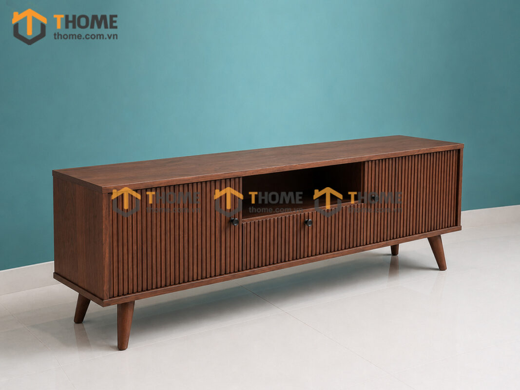 Tủ Tivi Gỗ Sồi Tự Nhiên Tissot 2 Cánh Cửa TTV-24SN
