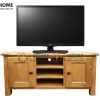 Tủ tivi gỗ sồi tự nhiên Woodstock 2 cánh TTV-18SM