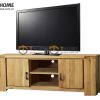 Tủ tivi gỗ sồi tự nhiên Zen 2 cánh TTV-05SM