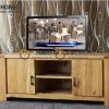 Tủ tivi gỗ sồi tự nhiên Zen 2 cánh TTV-05SM