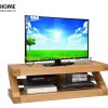Tủ tivi gỗ sồi tự nhiên Zen 3 tầng TTV-11SM