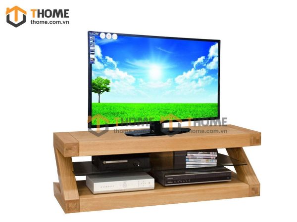 Tủ tivi gỗ sồi tự nhiên Zen 3 tầng TTV-11SM