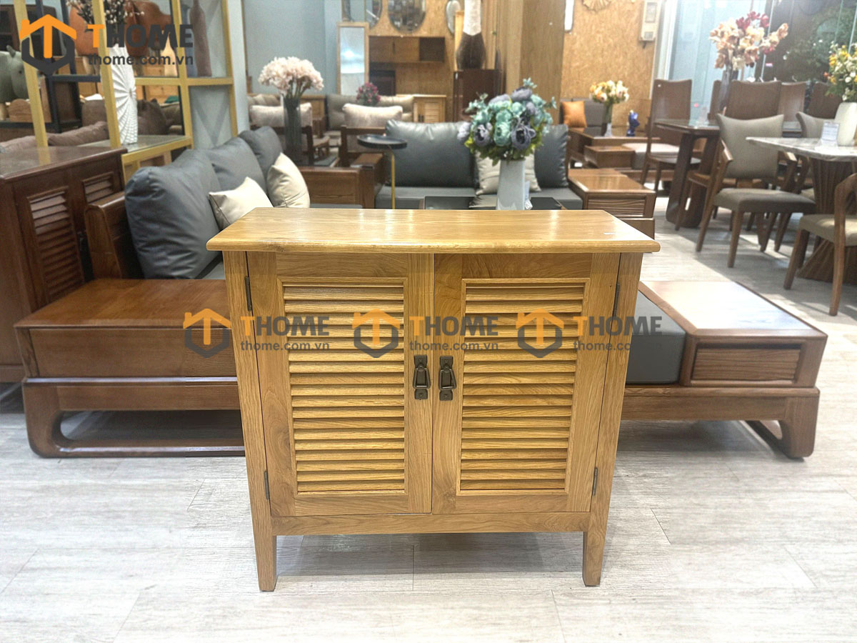 Bàn Console gỗ sồi tự nhiên 2 cánh BC-07SM