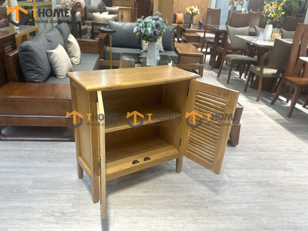 Bàn Console gỗ sồi tự nhiên 2 cánh BC-07SM