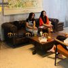 Hình ảnh thi công gỗ sồi tự nhiên quán cafe GHÉ 2 Đỗ Quang TTTC-04CF