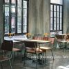Hình ảnh thi công gỗ sồi tự nhiên quán cafe GHÉ 2 Đỗ Quang TTTC-04CF