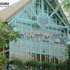 Hình ảnh thi công gỗ sồi tự nhiên quán cafe ISLAND Đảo Nổi TTTC-02CF