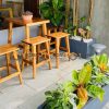 Hình ảnh thi công gỗ sồi tự nhiên quán cafe THE TIDY Nguyễn Văn Thoại TTTC-03CF