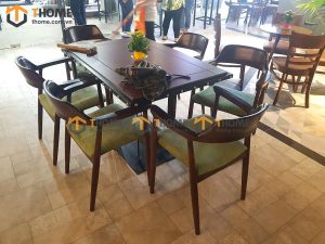 Hình ảnh thi công gỗ sồi tự nhiên quán cafe YUSU Nguyễn Tri Phương TTTC-01CF