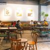 Hình ảnh thi công gỗ sồi tự nhiên quán cafe YUSU Nguyễn Tri Phương TTTC-01CF