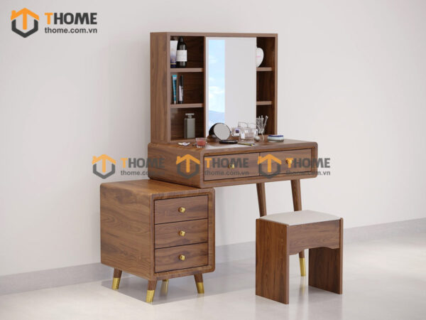 Bàn trang điểm gỗ sồi tự nhiên Citizen BTD-08SN