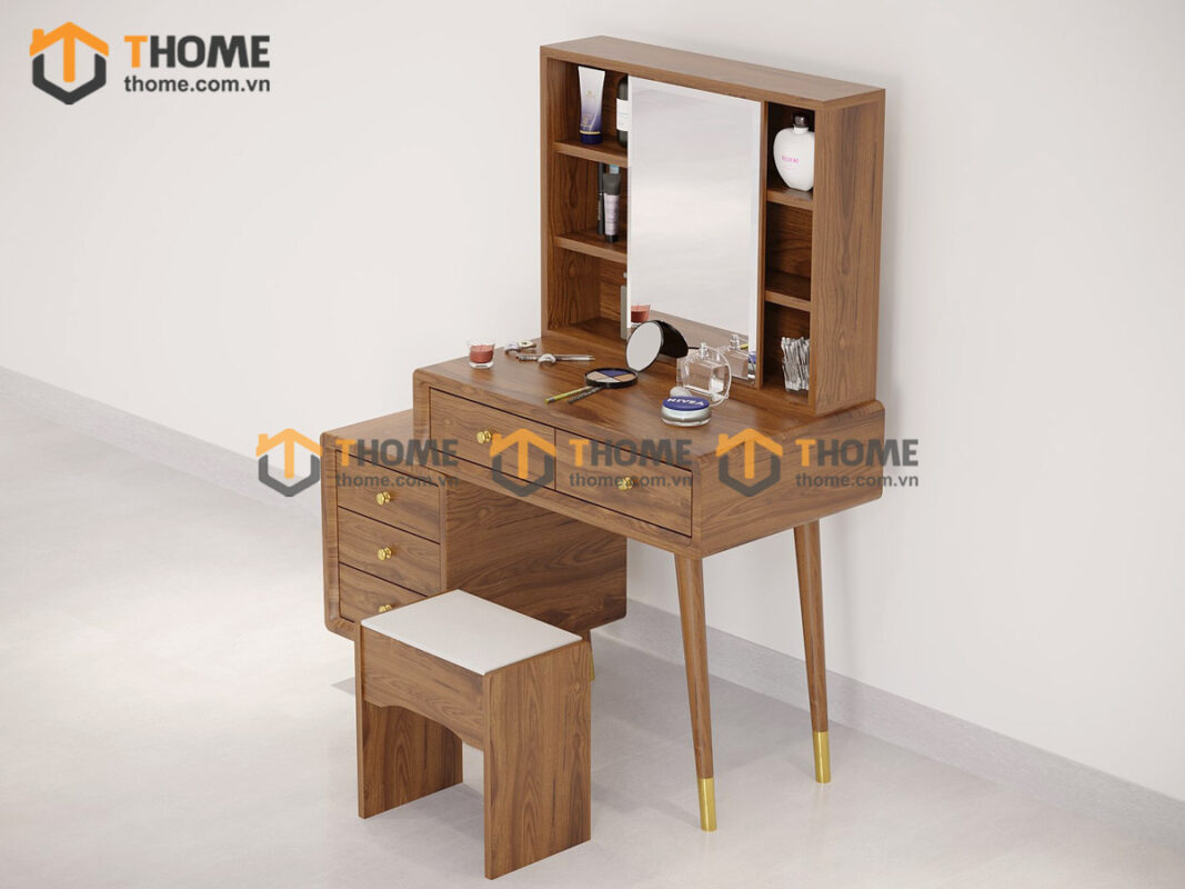 Bàn trang điểm gỗ sồi tự nhiên Citizen BTD-08SN