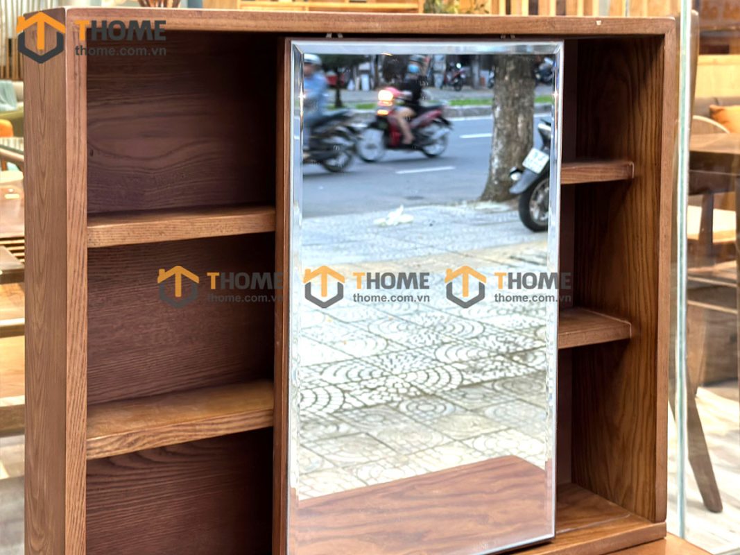 Bàn trang điểm gỗ sồi tự nhiên Citizen BTD-08SN