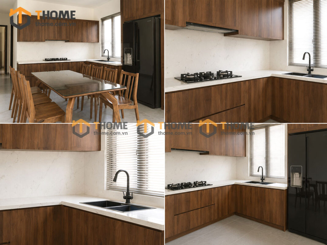 Thiết Kế Bộ Phòng Ăn Gỗ Sồi Tự Nhiên Số 02 Chân Nhện TKPA-02SN