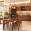 Thiết Kế Bộ Phòng Ăn Gỗ Sồi Tự Nhiên Số 03 TKPA-03SN