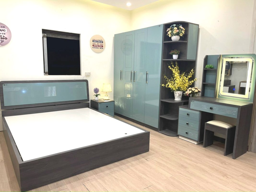 Hình ảnh thi công Combo bộ phòng ngủ 01 TTTC-01CN
