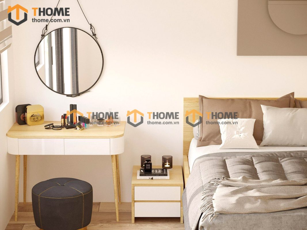 Hình ảnh thi công gỗ công nghiệp nhà chú Quang Chính Hữu TTTC-03CN