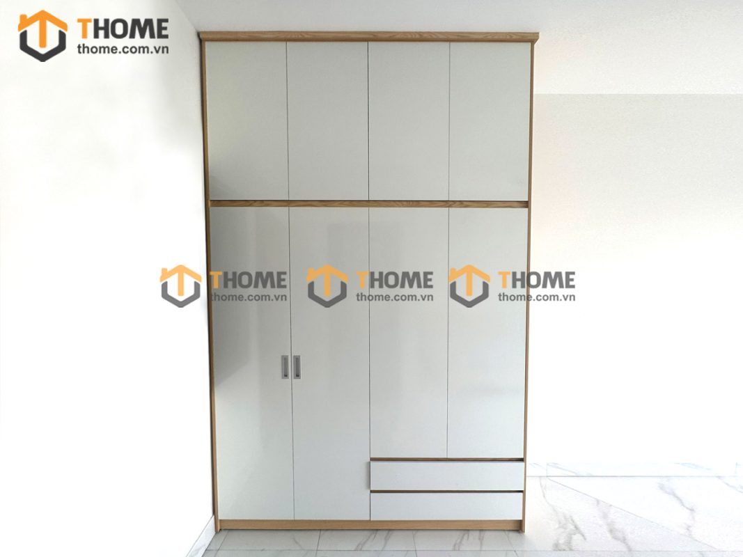 Hình ảnh thi công gỗ công nghiệp nhà chú Quang Chính Hữu TTTC-03CN