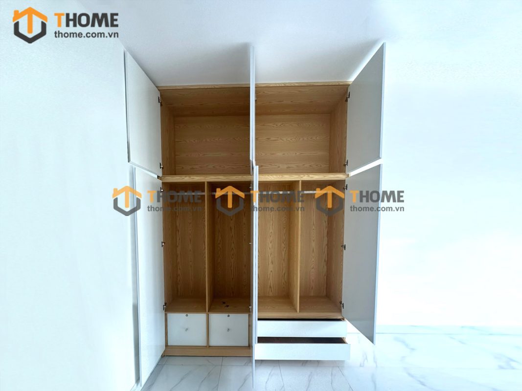 Hình ảnh thi công gỗ công nghiệp nhà chú Quang Chính Hữu TTTC-03CN