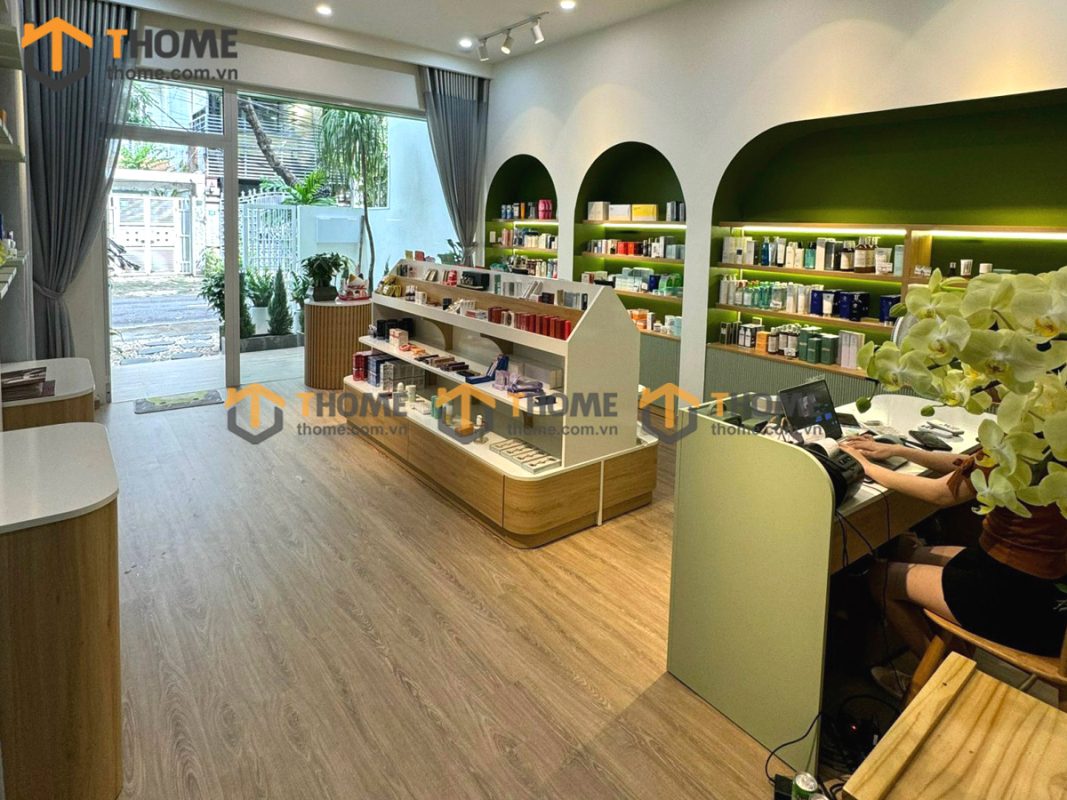 Hình ảnh thi công showroom mỹ phẩm Linh Lan Store Lê Lai TTTC-03SHOWROOM