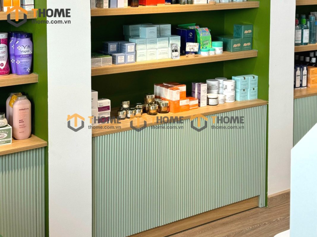 Hình ảnh thi công showroom mỹ phẩm Linh Lan Store Lê Lai TTTC-03SHOWROOM