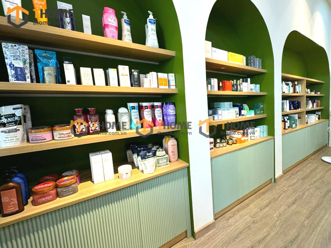 Hình ảnh thi công showroom mỹ phẩm Linh Lan Store Lê Lai TTTC-03SHOWROOM
