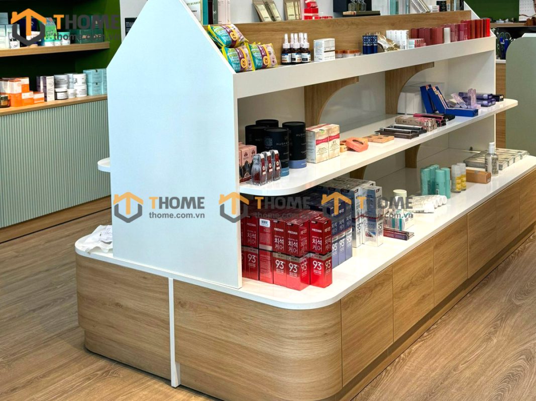 Hình ảnh thi công showroom mỹ phẩm Linh Lan Store Lê Lai TTTC-03SHOWROOM