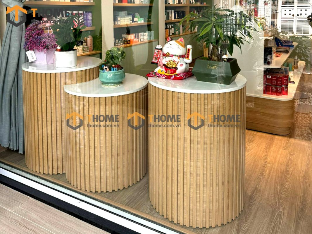 Hình ảnh thi công showroom mỹ phẩm Linh Lan Store Lê Lai TTTC-03SHOWROOM
