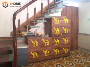 Hình ảnh thi công showroom thuốc lá CAMEL Đống Đa TTTC-01SHOWROOM