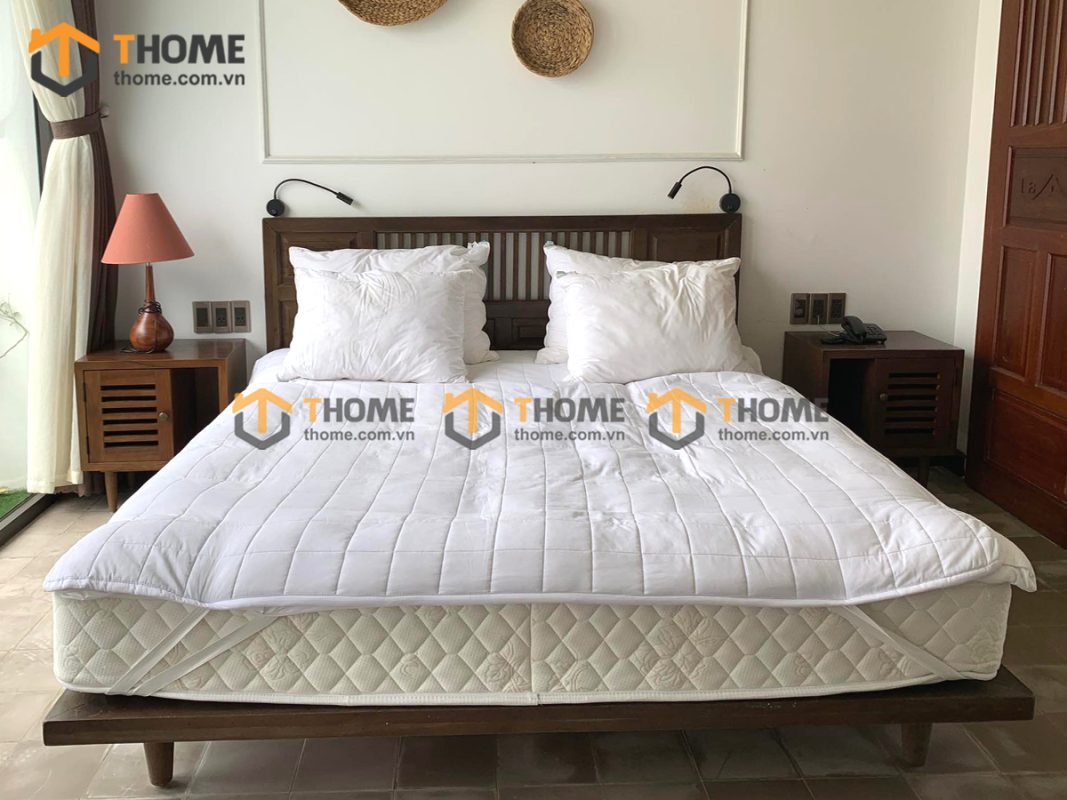 Hình ảnh thi công gỗ sồi tự nhiên khách sạn LA AN Hội An TTTC-01KS