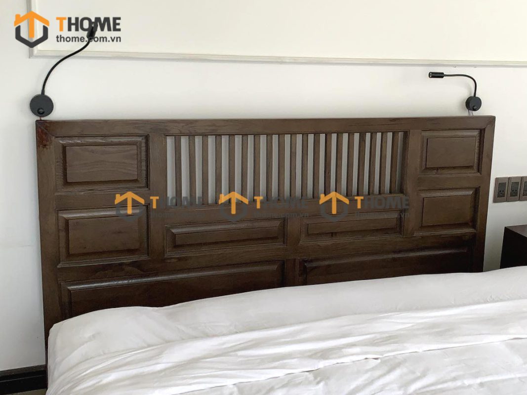 Hình ảnh thi công gỗ sồi tự nhiên khách sạn LA AN Hội An TTTC-01KS