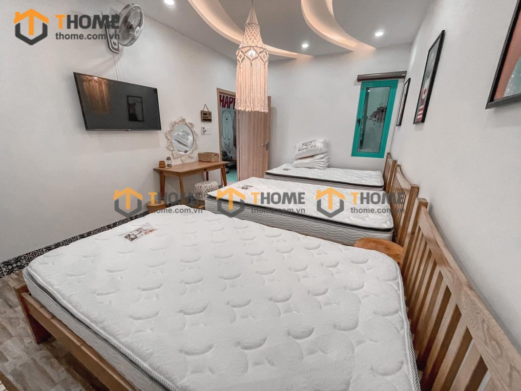 Hình ảnh thi công gỗ sồi tự nhiên khách sạn LAZY BEAR Hội An TTTC-03KS