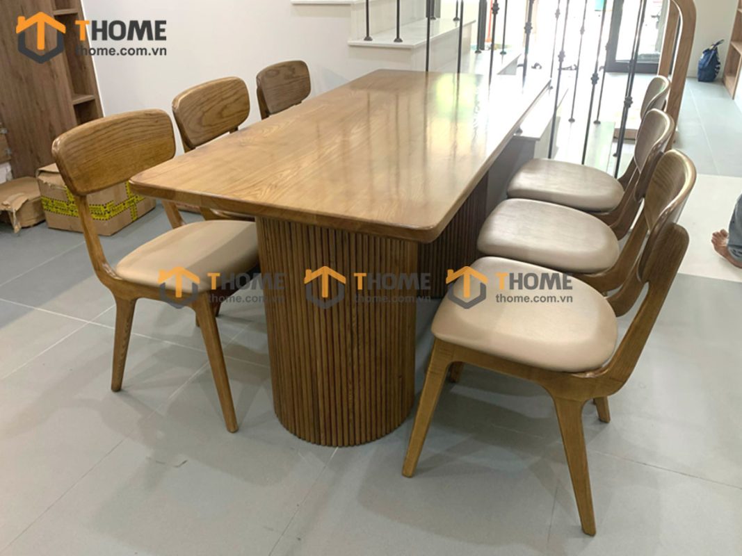 Hình ảnh thi công gỗ sồi nhà chị Linh Hoàng Dư Khương TTTC-24SN