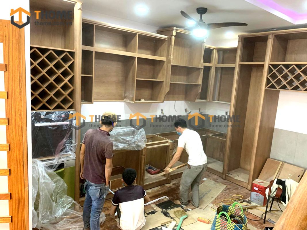 Hình ảnh thi công nhà anh Hoan Hòa Xuân TTTC-16SN